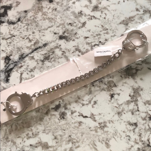 James Cavolini Stainless Steel 8.25" Bracelet - Picture 2 of 2